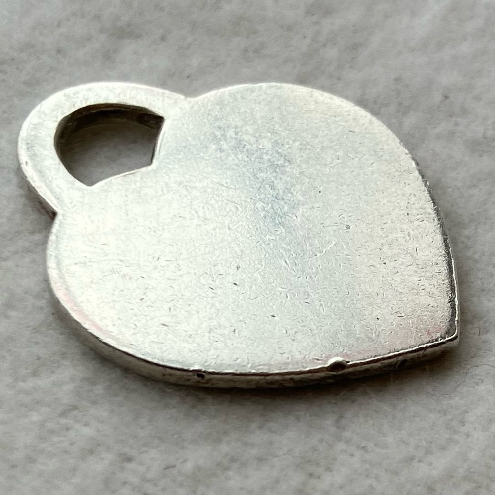 Authentic Tiffany & Co. Large Heart (blank) Return To Tiffany’s Sterling Silver